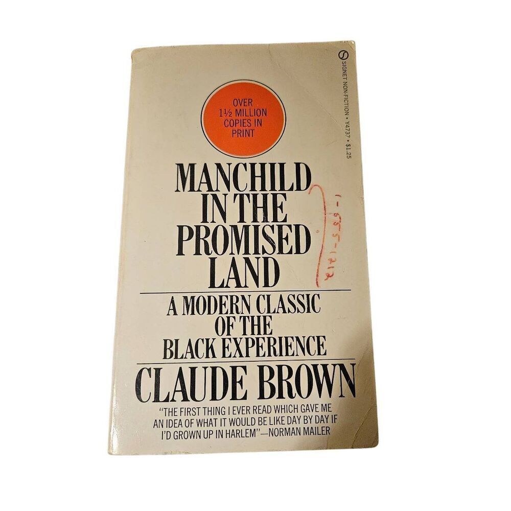 Manchild in the promised land a modern classic of the black experience by Claude